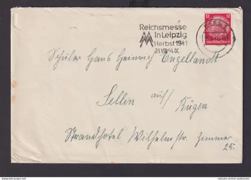 Kiel Schleswig Holstein Deutsches Reich Drittes Reich Brief SST Reichsmesse in