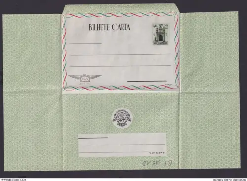 Flugpost Mosambik Mozambique Afrika Portugal Kolonien selt. Ganzsache Aerogramm