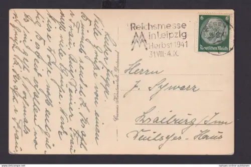 Deutsches Reich Drittes Reich Ansichtskarte Propaganda SST Reichsmesse in