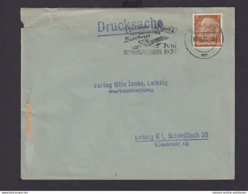 Deutsches Reich Drittes Reich Briefe Postsache SST Deutsche Luftpost 250 mal