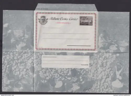 Flugpost São Tomé und Príncipe Afrika Portugal Kolonien seltene Ganzsache