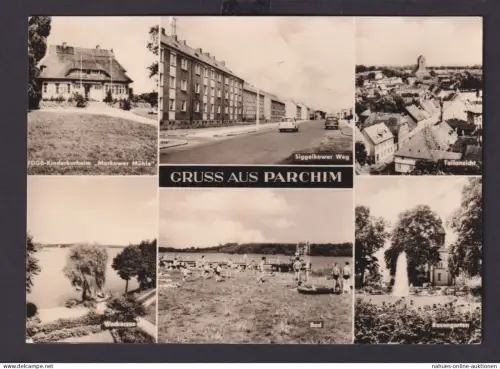 Ansichtskarte Parchim Mecklenburg Vorpommern Kinderkurheim Wockersee Verlag