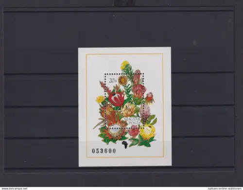 Ungarn Europa Block Briefmarken Pflanzen Blumen Luxus postfrisch