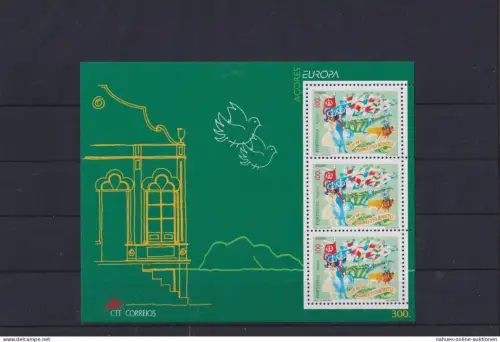 Azoren Portugal Block Briefmarken Festas do Espirito Santo 1998 Luxus postfrisch