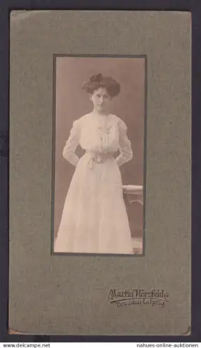 Ansichtskarte Junge Dame Alte Fotoplatte um 1910