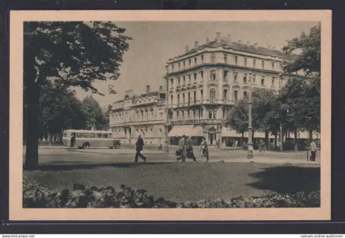 Ansichtskarte Riga Lettland Wertpapierdruckerei Deutsche Dienstpost nach Wien