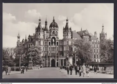 Ansichtskarte Schwerin Schloss Hauptportal Mecklenburg Vorpommern Planet Verlag