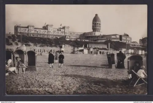 Ansichtskarte Zandvoort Hotel d Orange Strand Meer Niederlande