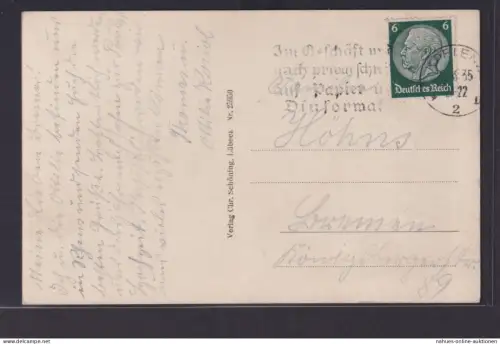 Ansichtskarte Rhens Rhein Fluss Rheinland Pfalz Ortsansicht