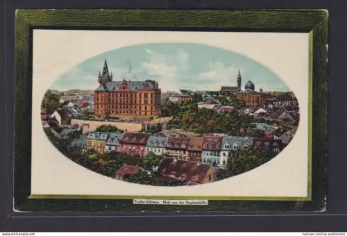 Ansichtskarte Teplitz Schönau Teplice Sudetenland Böhmen Tschechien Totalansicht