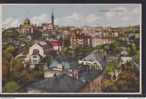 Ansichtskarte Teplitz Schönau Böhmen Sudetenland Teplice Tschechien