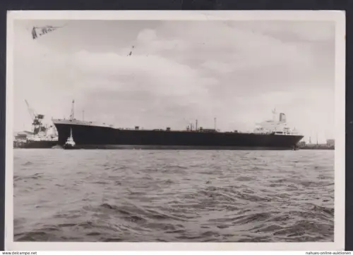 Ansichtskarte Schifffahrt Seefahrt Marine Schiff MTS Neverita Deutsche Shell