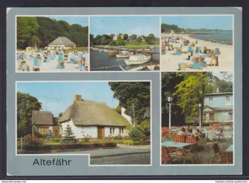 Ansichtskarte Altefähr Mecklenburg Vorpommern Rügen Versch. Ansichten ab Nossen