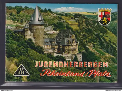 Broschüre Heft DJH Jugendherbergen i.Rheinland Pfalz mit Bildern u Informationen