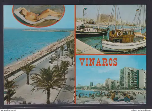 Ansichtskarte Erotik Vinaros Spanien Costa del Azahar ab Salou nach Rumst