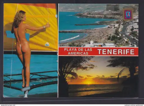Ansichtskarte Erotik Tenerife Playa De Las Americansnach Turnhout Belgien
