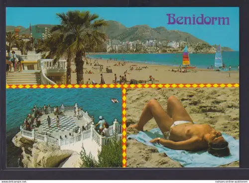 Ansichtskarte Erotik Benidorm Spanien
