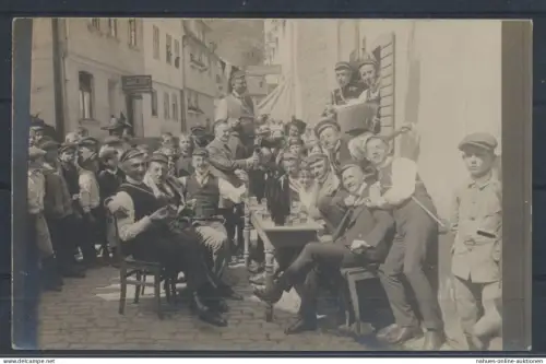 Foto Ansichtskarte Studentika hanschriftlich 1910/11 Verlag Stephan Boppard