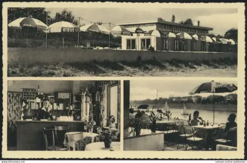 Ansichtskarte Bremen Betty Woida Stadtwerde Strandweg Oase mit Innenansicht