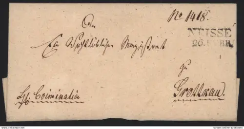 Preussen Vorphila Brief L2 Neisse Nysa Schlesien möglich ab 1817
