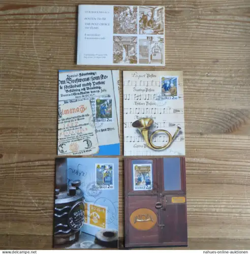 Schweden 1399-02 Maximumkarte Stockholmia Motiv Post Postautomation Original -