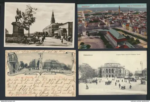 Dänemark Sammlung von 10 alten Ansichtskarten aus Nachlass