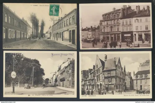 Frankreich inter. Sammlung von 32 oft guten alten Ansichtskarten aus Nachlass mit