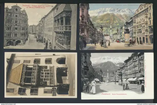 Innsbruck tolle Sammlung von 8 alten Ansichtskarten aus Nachlass