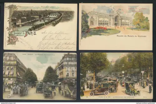 Oft Impessionismus Paris Frankreich tolle Sammlung von 96 alten Ansichtskarten aus