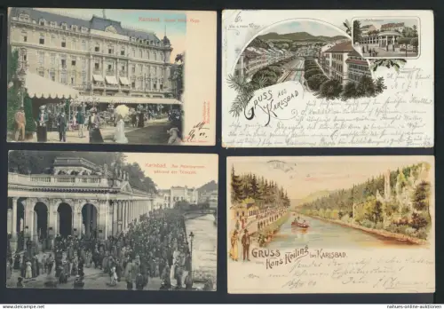 Karlsbad Tschechien schöne Sammlung von 16 alten Ansichtskarten aus Nachlass incl