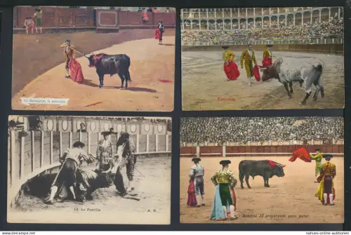 Spanien Sierkampf Sammlung von 12 alten Ansichtskarten Nachlass +1x Barcelona