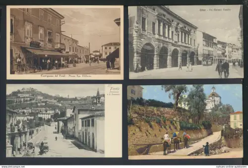 Italien Sammlung von 57 alten oft guten Ansichtskarten aus Nachlass