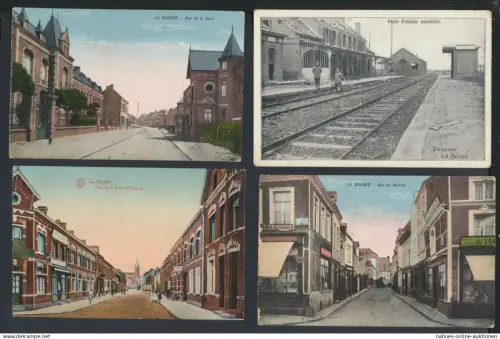 La Bassee Frankreich Sammlung von 10 oft guten alten Ansichtskarten aus Nachlass