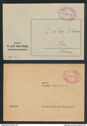 All. Besetzung Brief Lot Gebühr bezahlt Sammlung von 16 Umschlägen dabei z.B.