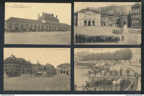 Sedan Frankreich 12 alte Ansichtskarten aus Nachlass