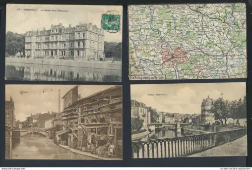 Ansichtskarte Verdun Frankreich 1. Weltkrieg Sammlung von 7 Karten