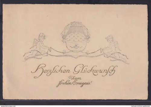 Ansichtskarte Frohes Ereigniss 15. April 1925