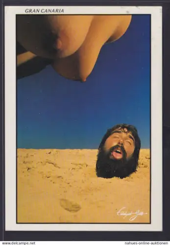 Ansichtskarte Erotik Gran Canaria nach Belgien