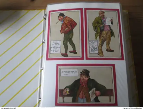 Ansichtskarten Humor einmalige Sammlung muß man gesehen haben 160 Stck oft spiegelt