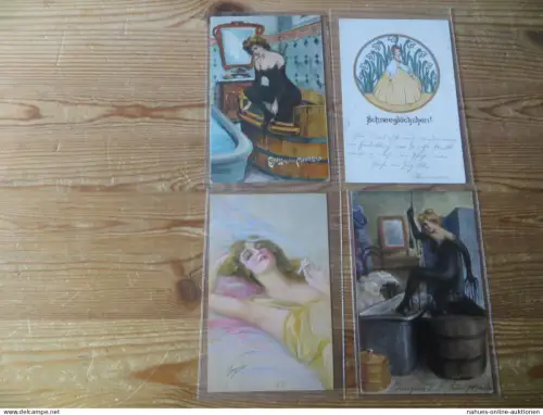 Ansichtskarten Motiv Frauen Nachlass Sammlung gutes Lot von 43 Ak schöner Posten