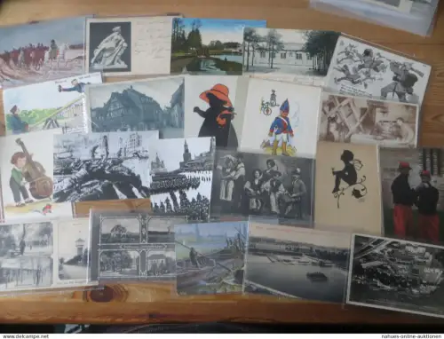 Ansichtskarten Nachlass Sammlung inter Lot von rund 130 alten AK sehr vielfältig
