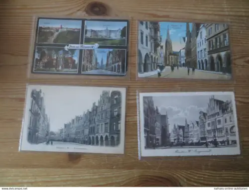 Ansichtskarten Münster NRW Nachlass schöne Sammlung von 20 nur alten AK