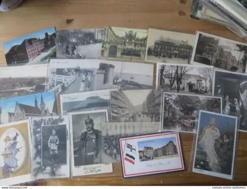 Ansichtskarten Nachlass Sammlung inter Lot von rund 130 alten AK sehr vielfältig