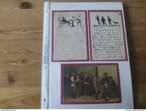 Studentika Nachlass Ansichtskarten Luxus Sammlung gesamt ca. 30 alte Farbkarten