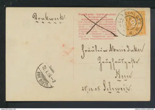 Ansichtskarte Weltevreden Niederländisch Indien Mädchen Blumen 1916 Bern Schweiz