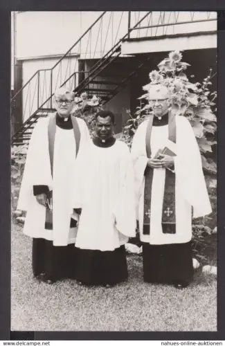 Ansichtskarte Religion Kirche Amtseinführung Bischof Zurewec Papua Neuguinea