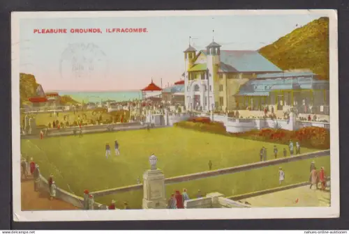 Ansichtskarte Ilfracombe Großbritannien Pleasure Grounds Northampton