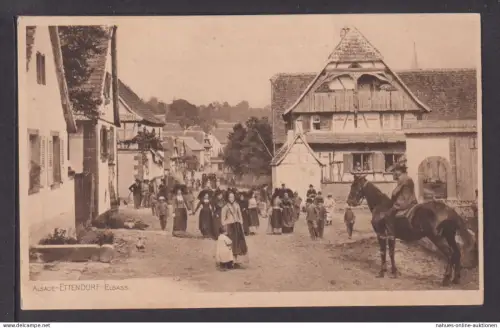 Ansichtskarte Ettendorf Elsass Frankreich