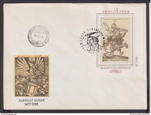 Briefmarken Ungarn Europa 1979 Albrecht Dürer