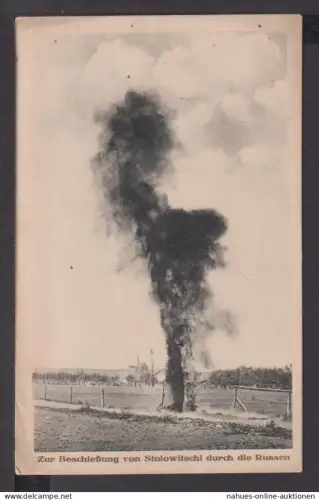 Ansichtskarte 1. Weltkrieg Stolowitschi Russland 1916 Feldpost Dillenburg Hessen